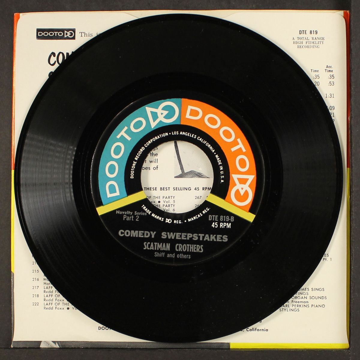comedy sweepstakes, part 2 by SCATMAN CROTHERS