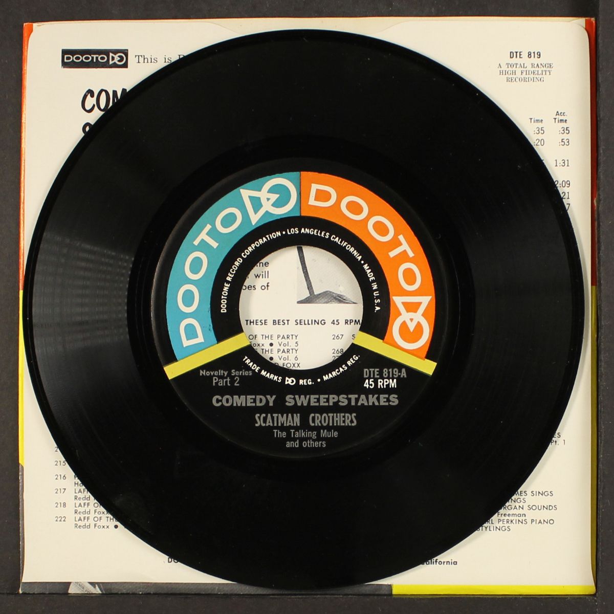 comedy sweepstakes, part 2 by SCATMAN CROTHERS