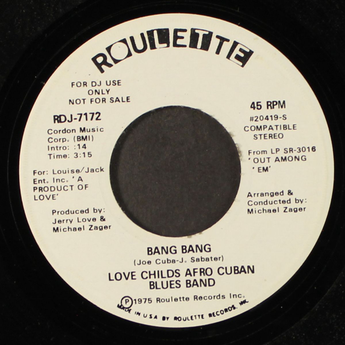 life and death in g&a / bang bang by LOVE CHILDS AFRO-CUBAN BLUES BAND