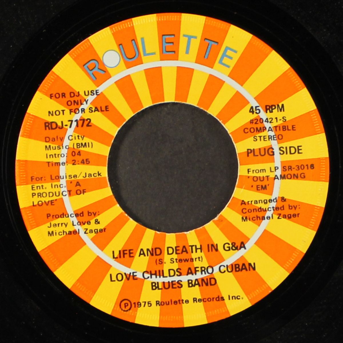 life and death in g&a / bang bang by LOVE CHILDS AFRO-CUBAN BLUES BAND