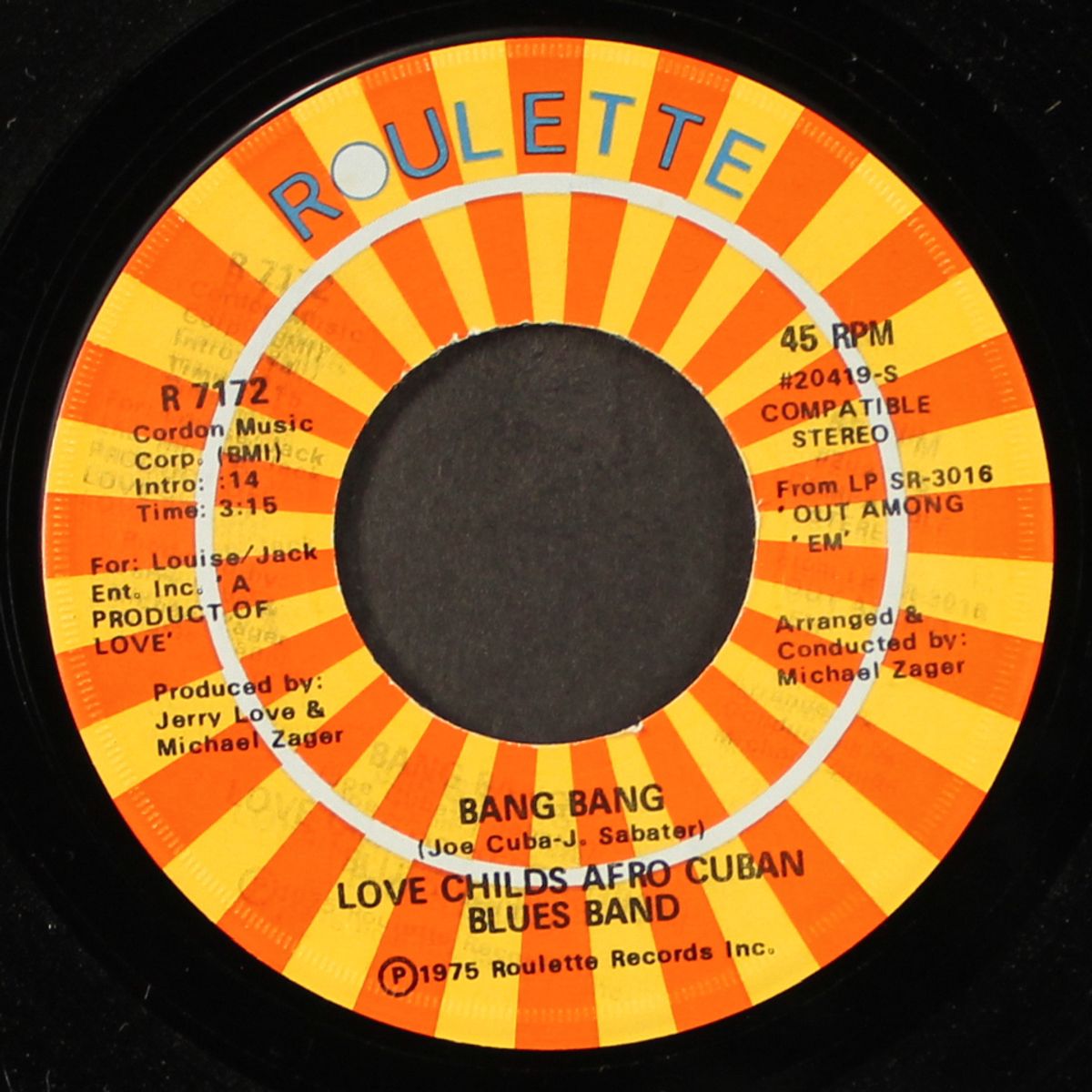 life and death in g&a / bang bang by LOVE CHILDS AFRO CUBAN BLUES BAND