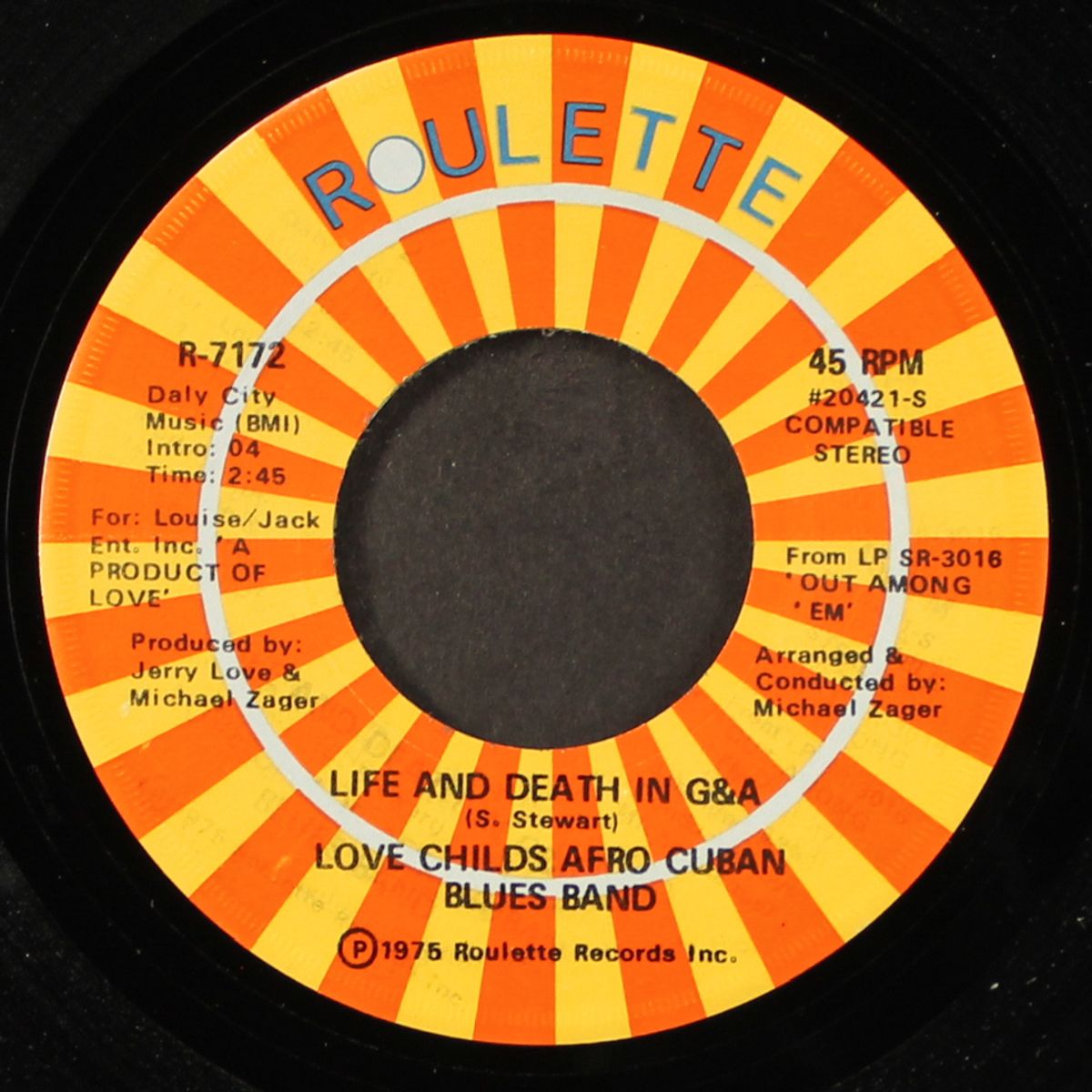 life and death in g&a / bang bang by LOVE CHILDS AFRO CUBAN BLUES BAND