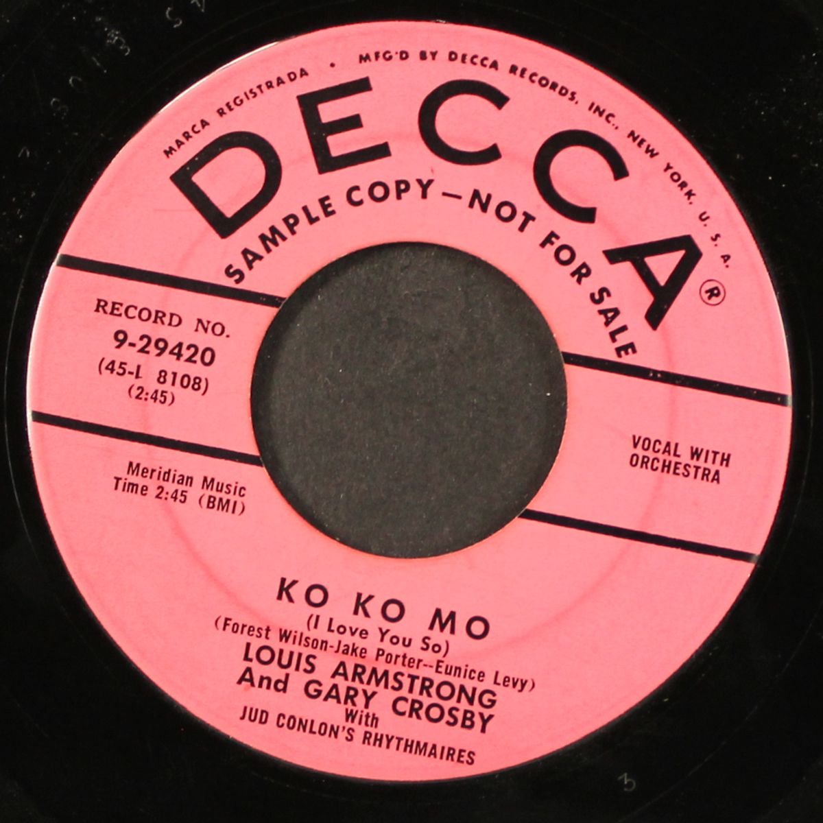 struttin' with some barbecue by LOUIS ARMSTRONG & GARY CROSBY