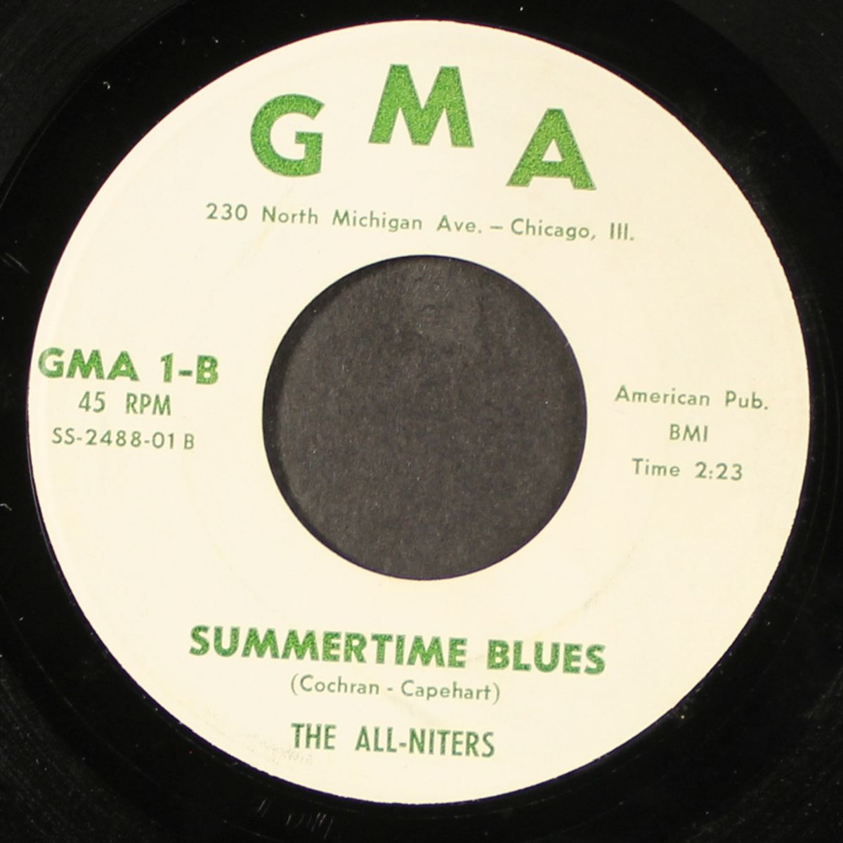 summertime blues / you talk too much by ALL-NITERS