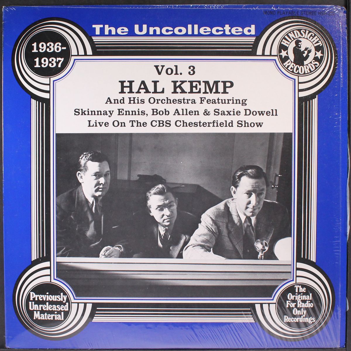 the uncollected - vol. 3, 1936-1937 by HAL KEMP