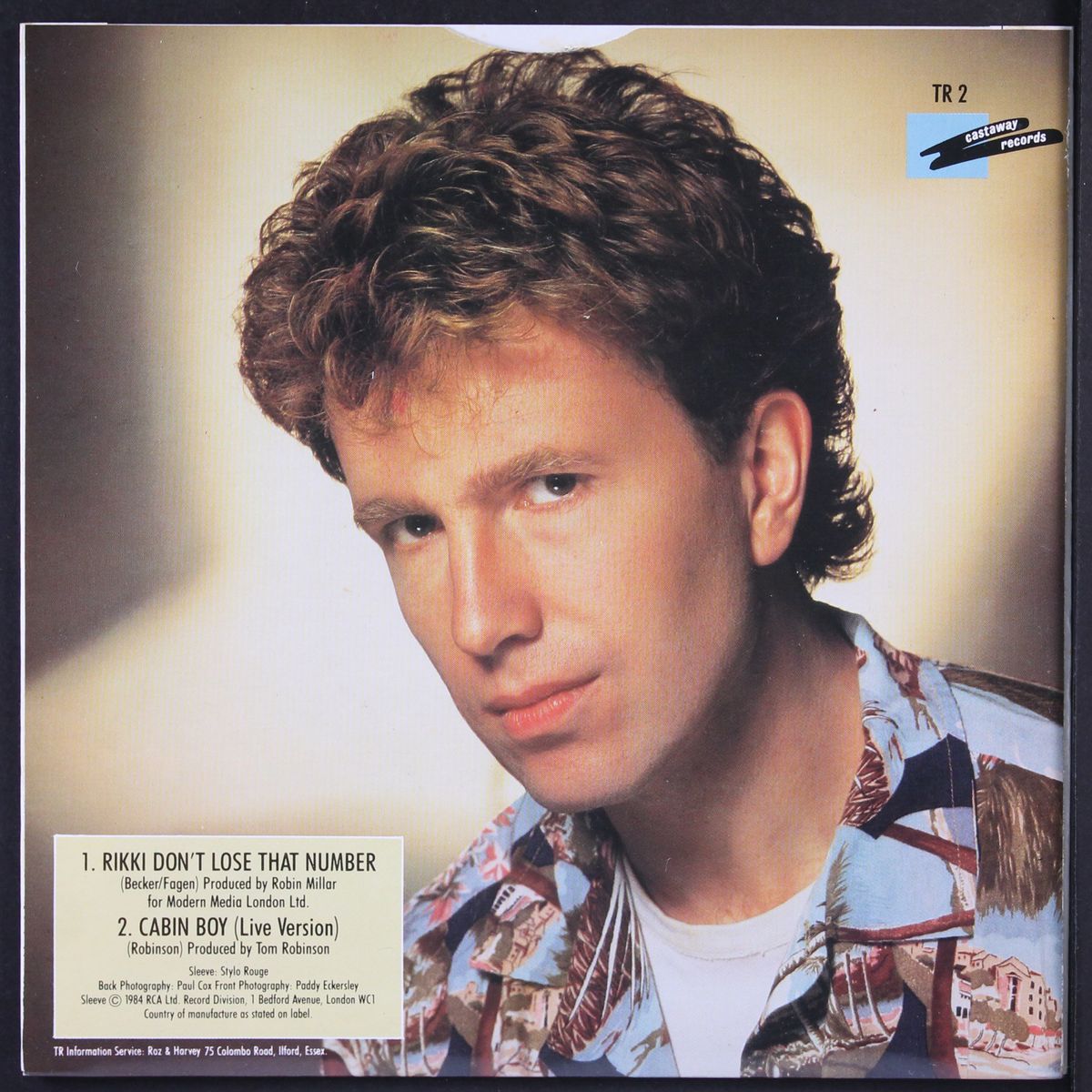 rikki don't lose that number by TOM ROBINSON
