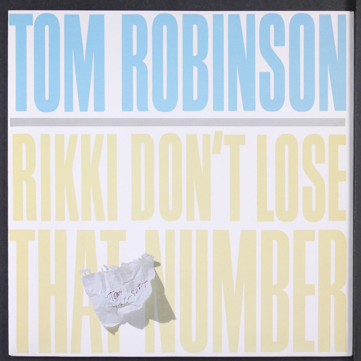 rikki don't lose that number by TOM ROBINSON
