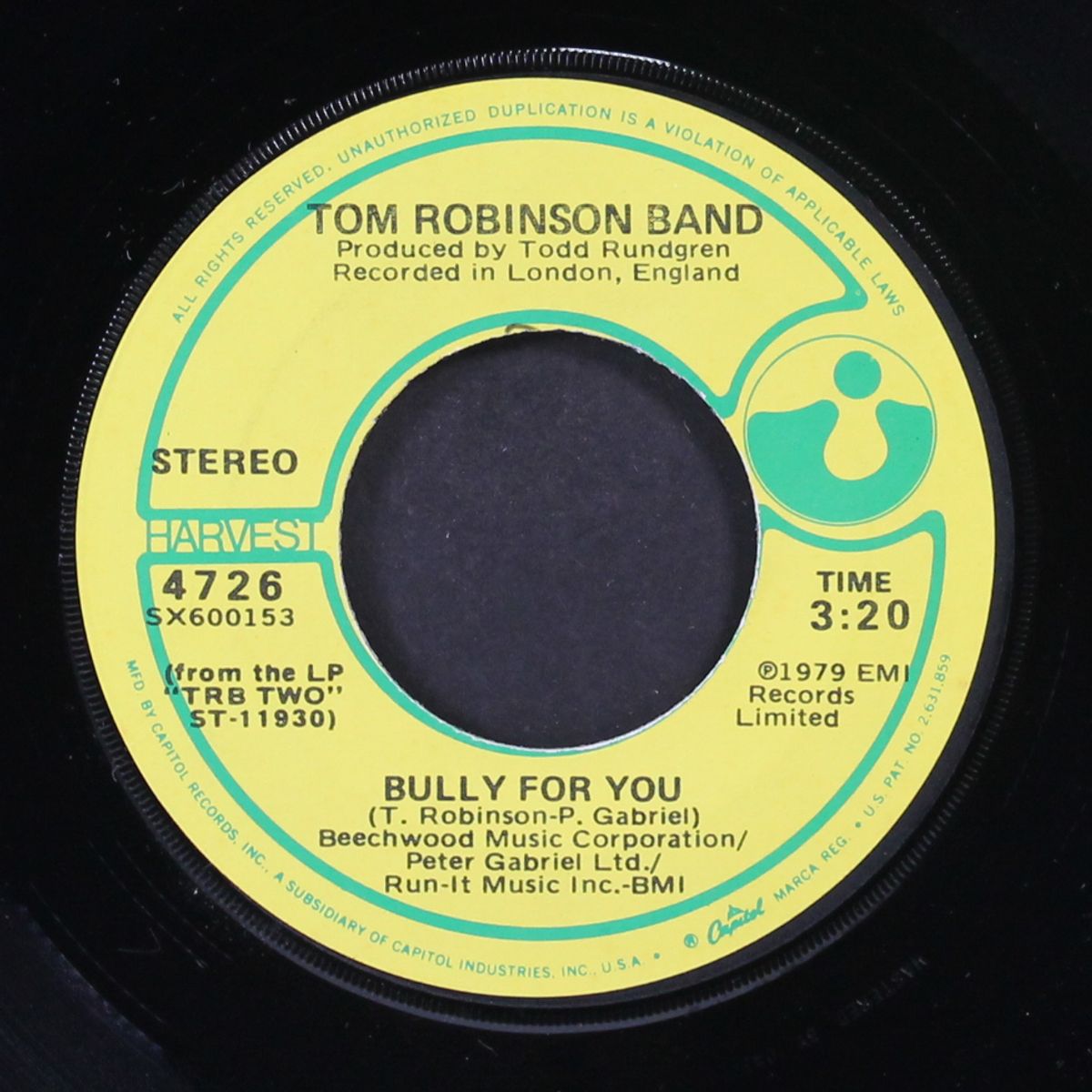 our people / bully for you by TOM ROBINSON