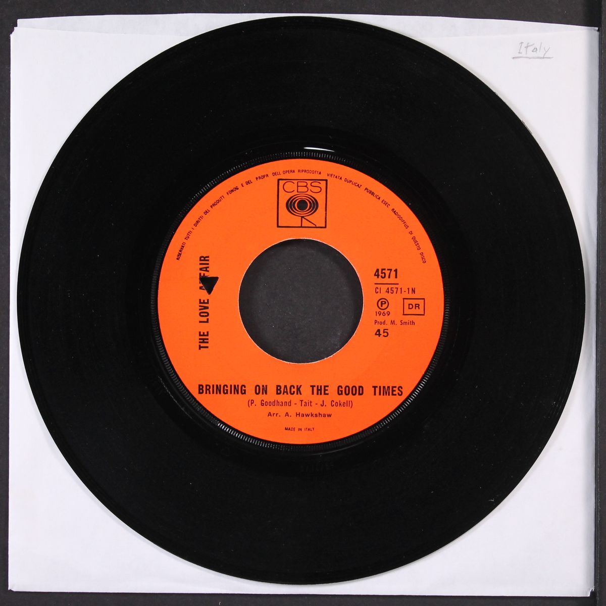 bringing back the good times / one road by LOVE AFFAIR