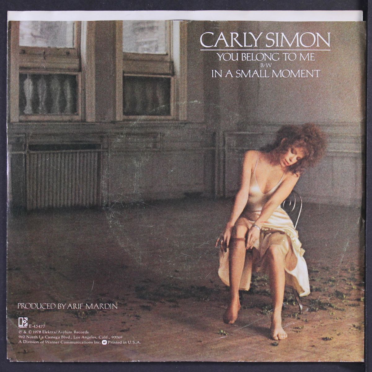 you belong to me / in a small moment by CARLY SIMON