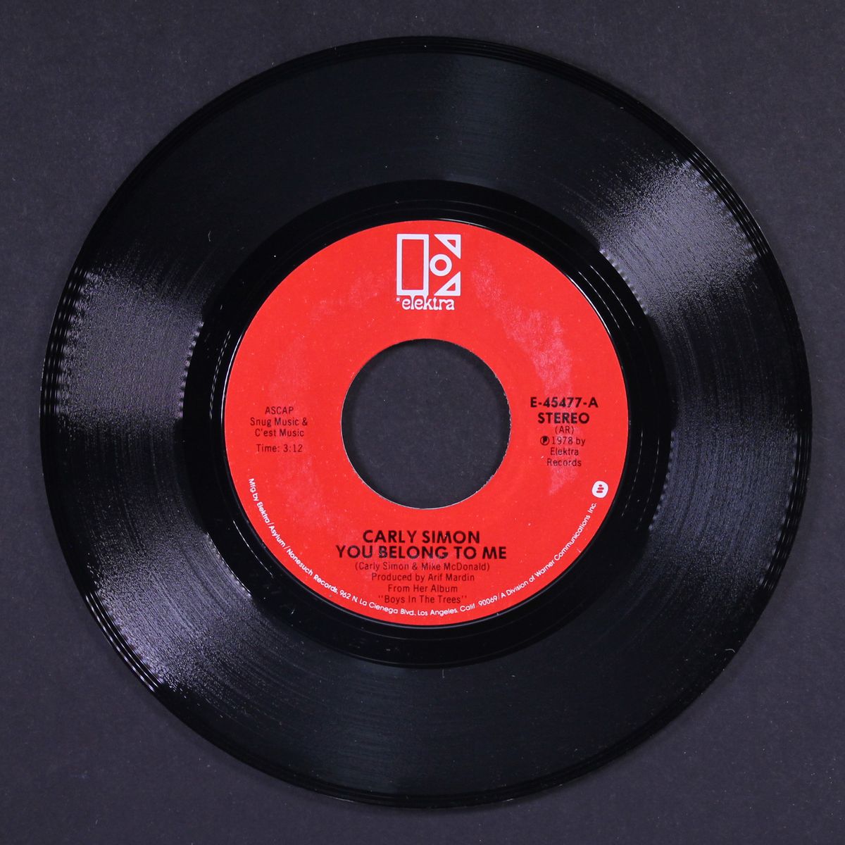you belong to me / in a small moment by CARLY SIMON