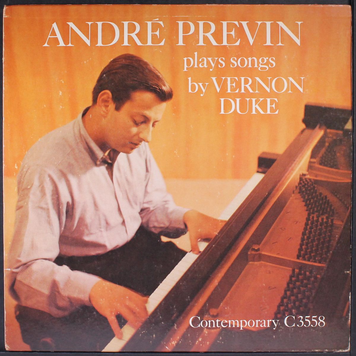 plays songs by vernon duke by ANDRE PREVIN