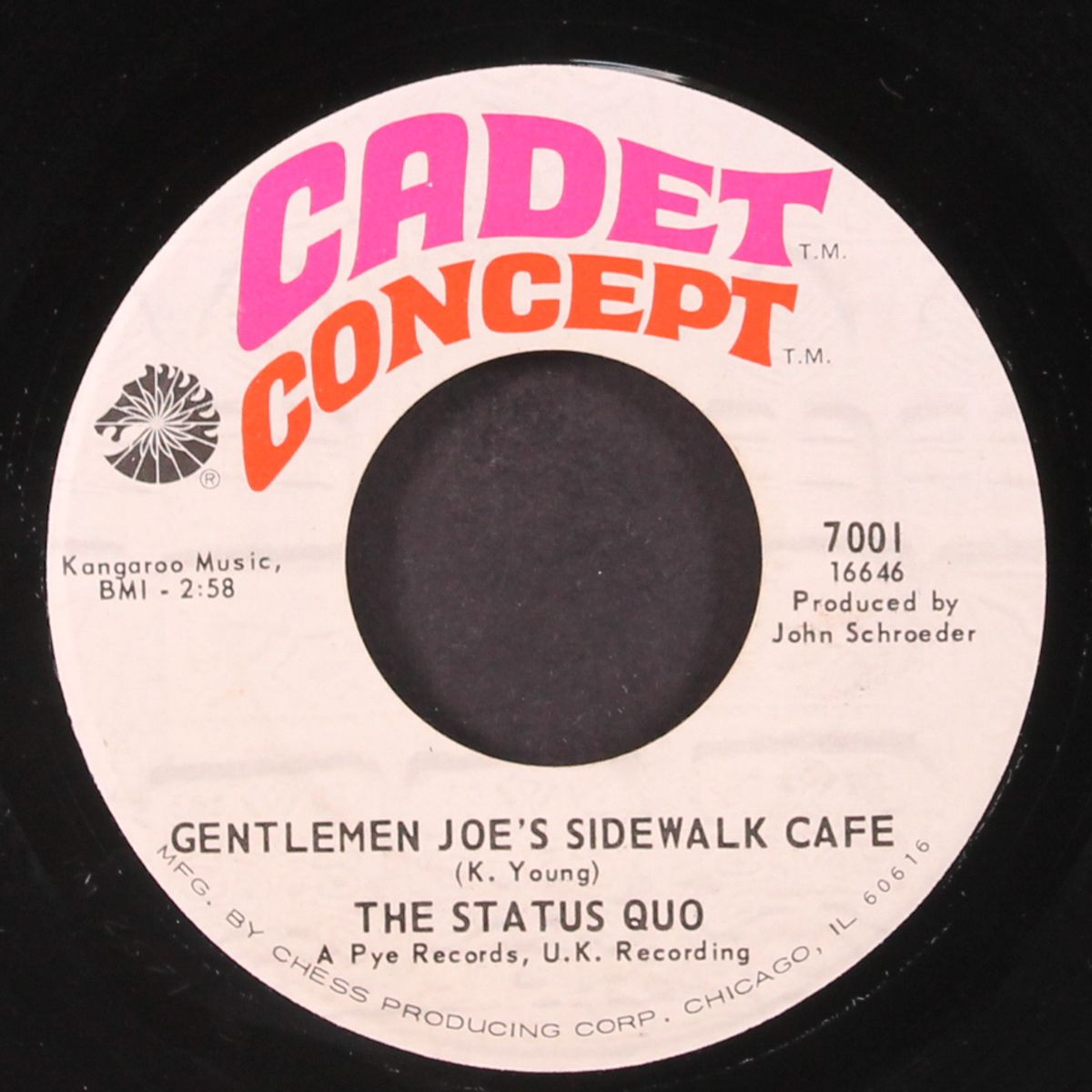 pictures of matchstick men / gentlemen joe's sidewalk cafe by STATUS QUO
