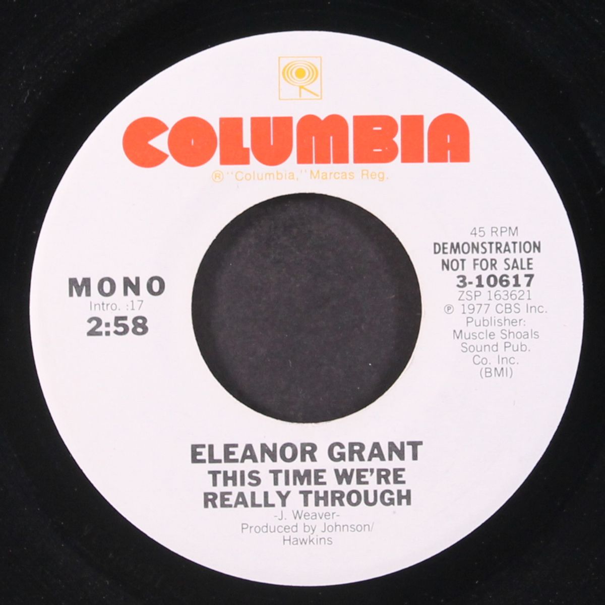 this time we're really through / mono by ELEANOR GRANT