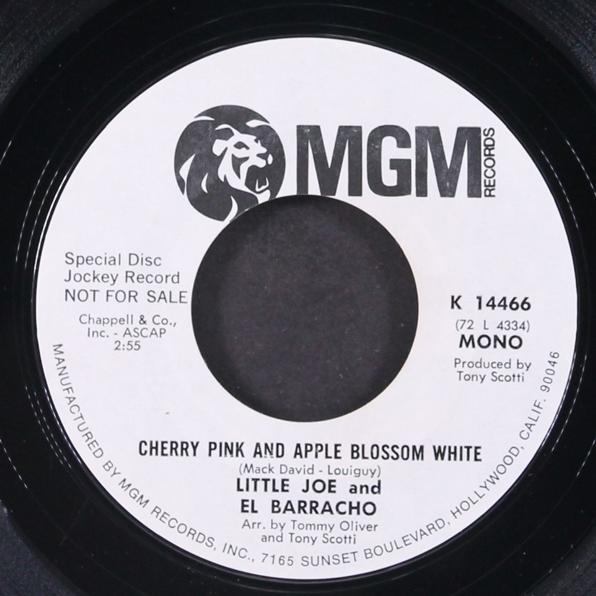 cherry pink and apple blossom white / mono by LITTLE JOE & EL BARRACHO