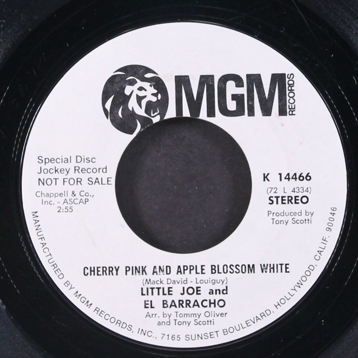 cherry pink and apple blossom white / mono by LITTLE JOE & EL BARRACHO
