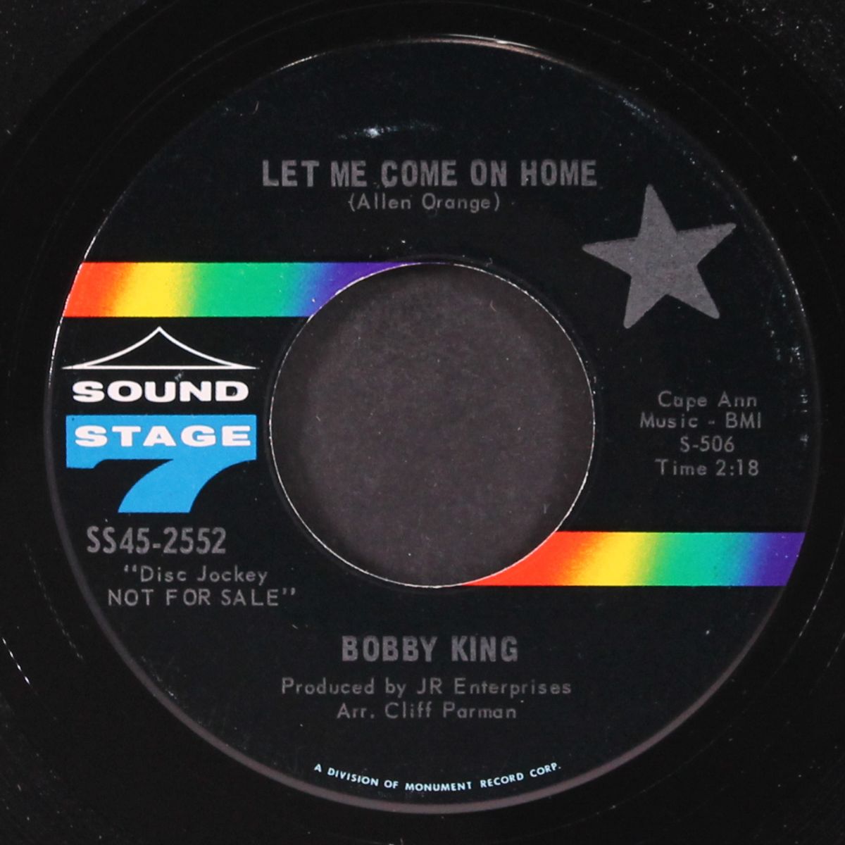 let me come on home / what made you change your mind by BOBBY KING