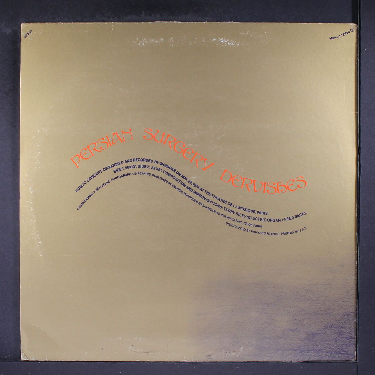 persian surgery dervishes by TERRY RILEY