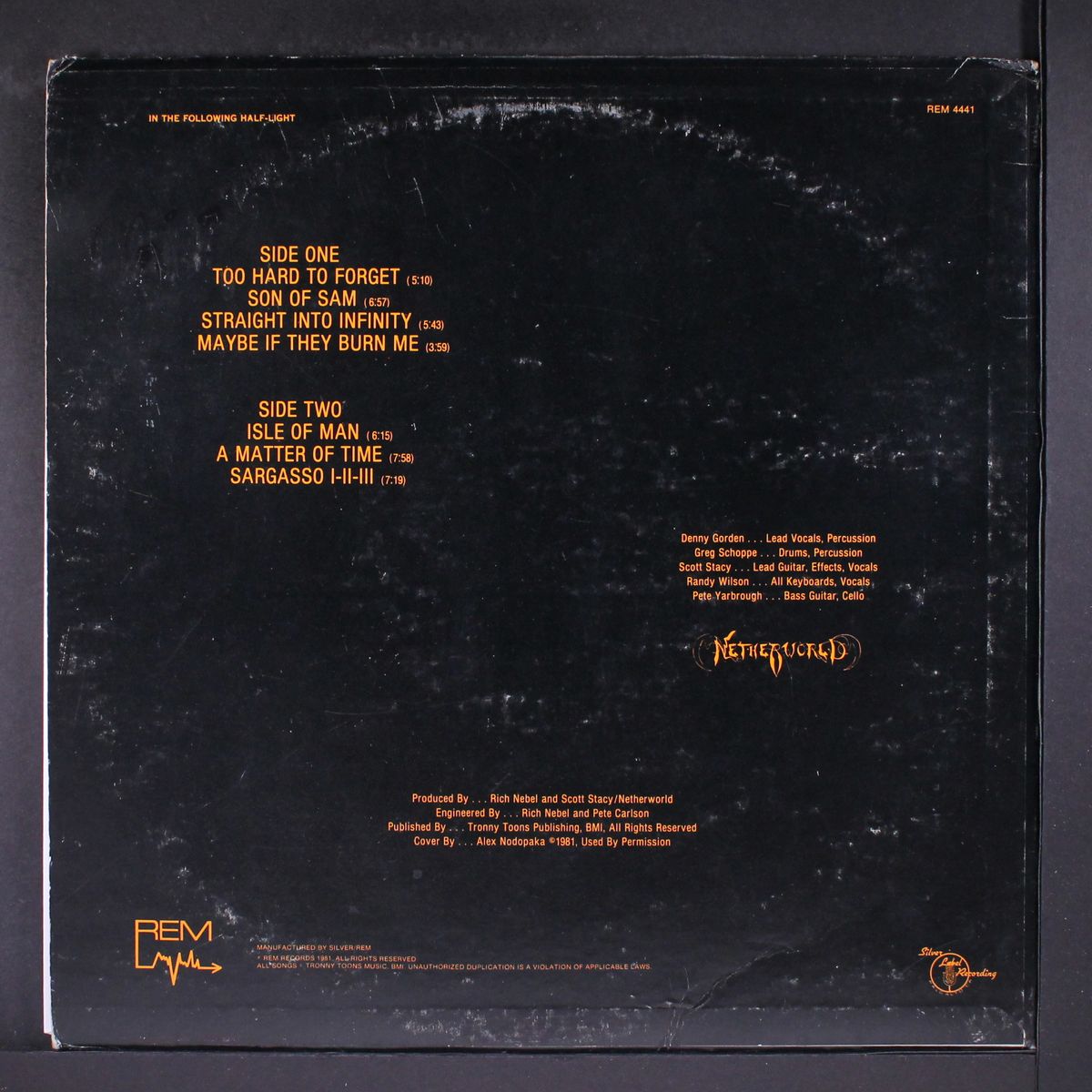 in the following half-light by NETHERWORLD