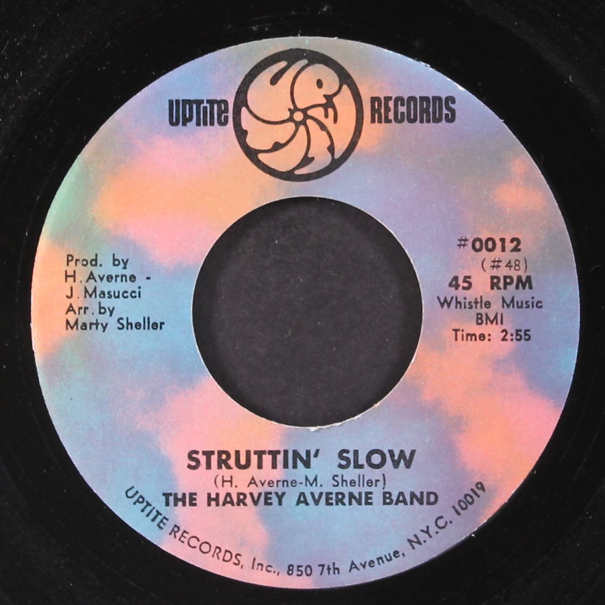 run away child / struttin' slow by HARVEY AVERNE BAND