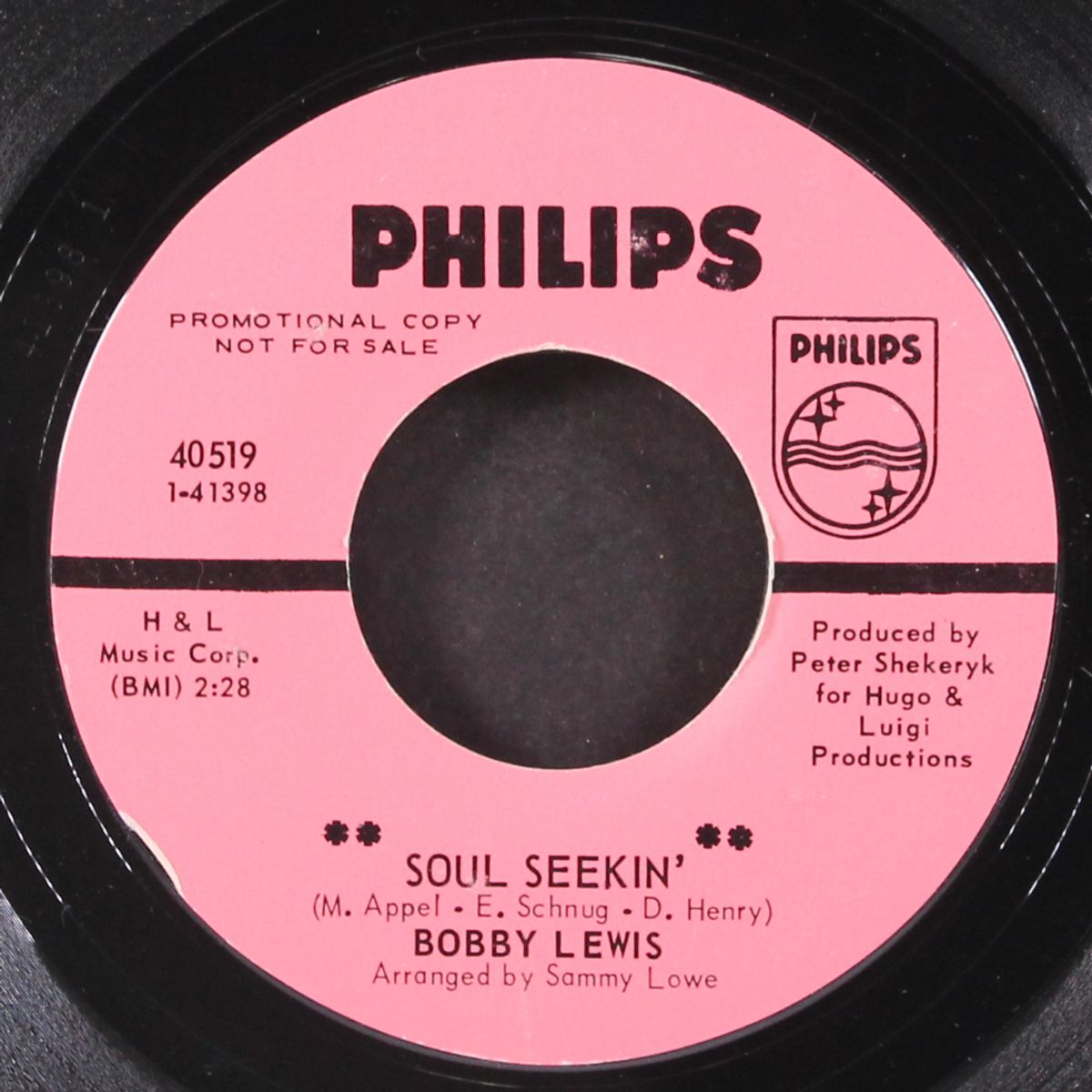 give me your yesterdays / soul seekin' by BOBBY LEWIS