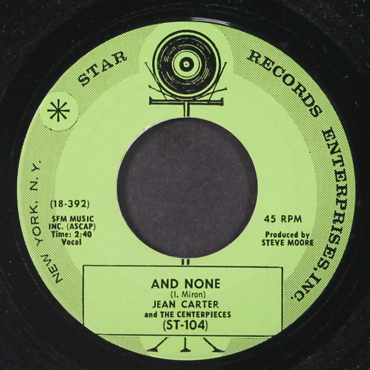 no good jim / and none by JEAN CARTER & CENTERPIECES