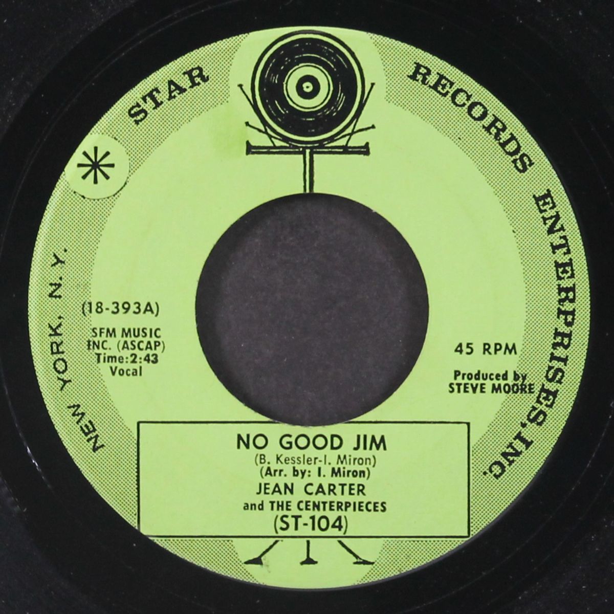 no good jim / and none by JEAN CARTER & CENTERPIECES