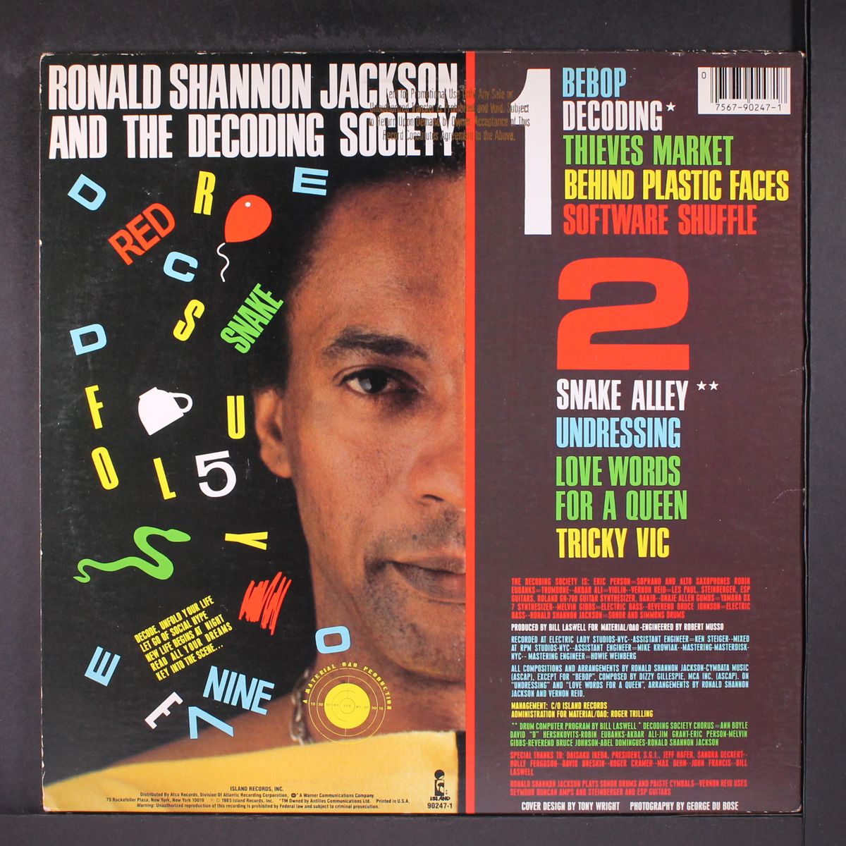 decode yourself by RONALD SHANNON JACKSON & DECODING SOCIETY