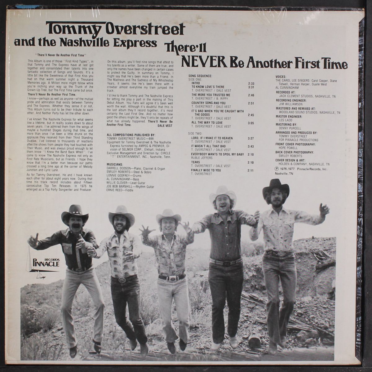 there'll never be another first time by TOMMY OVERSTREET