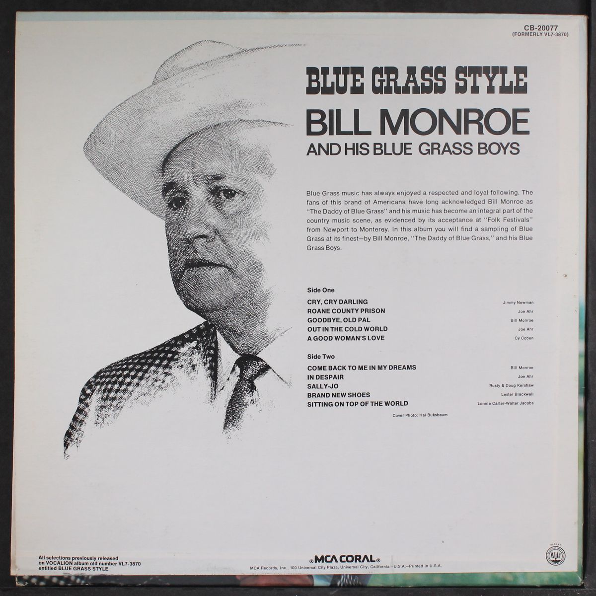 blue grass style by BILL MONROE