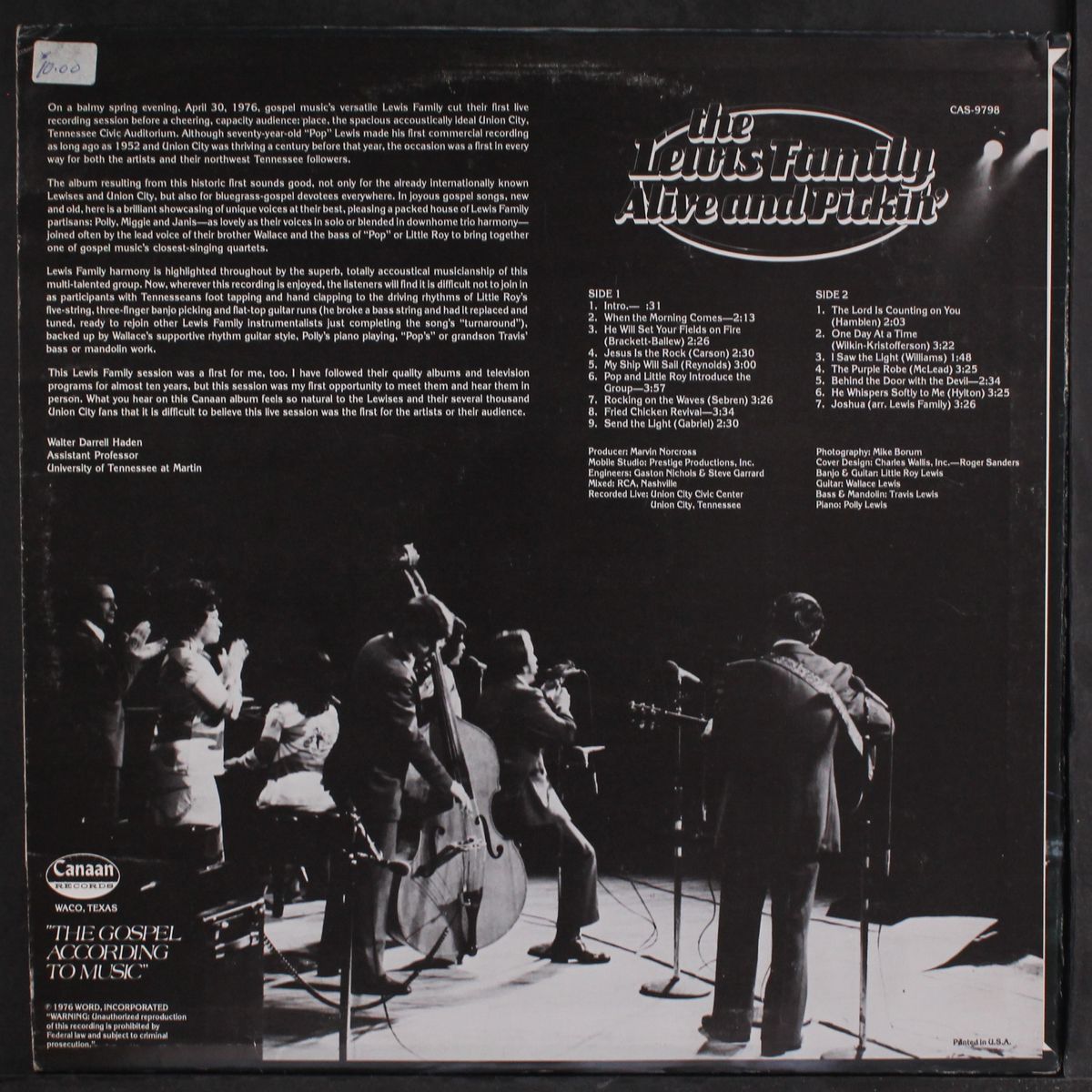alive & pickin' by LEWIS FAMILY