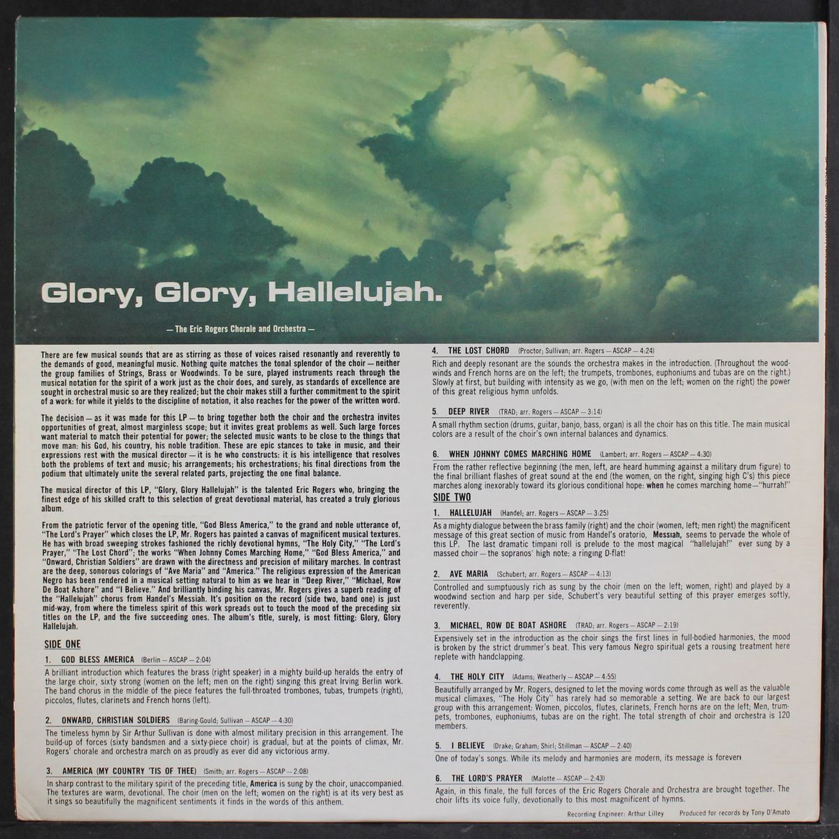 glory, glory, hallelujah by ERIC ROGERS