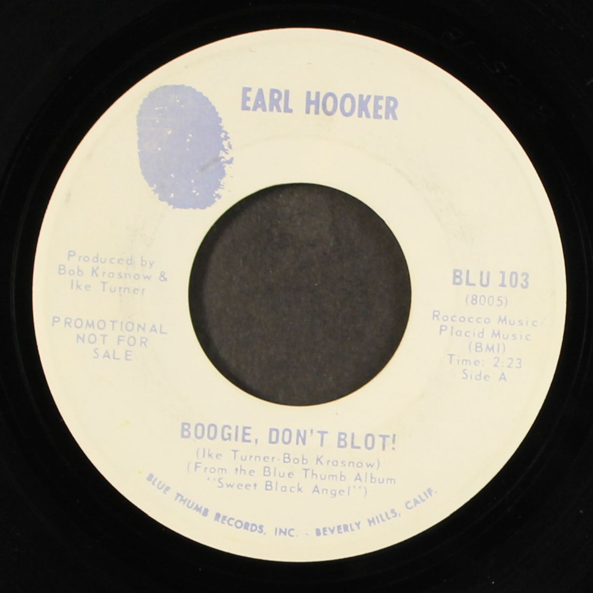 boogie, don't blot / same by EARL HOOKER