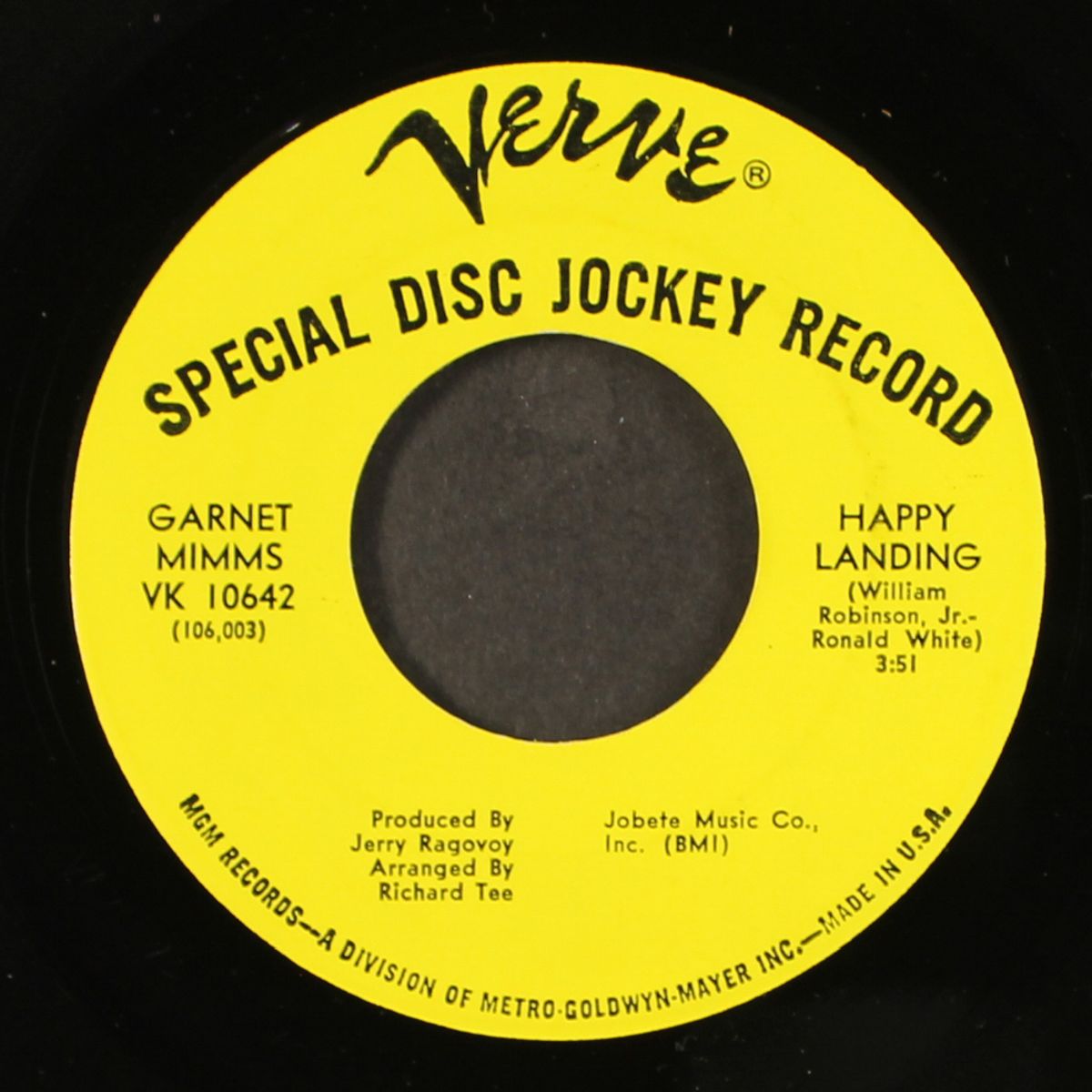 happy landing / take me by GARNET MIMMS