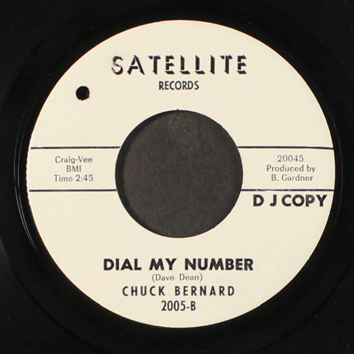 indian giver / dial my number by CHUCK BERNARD