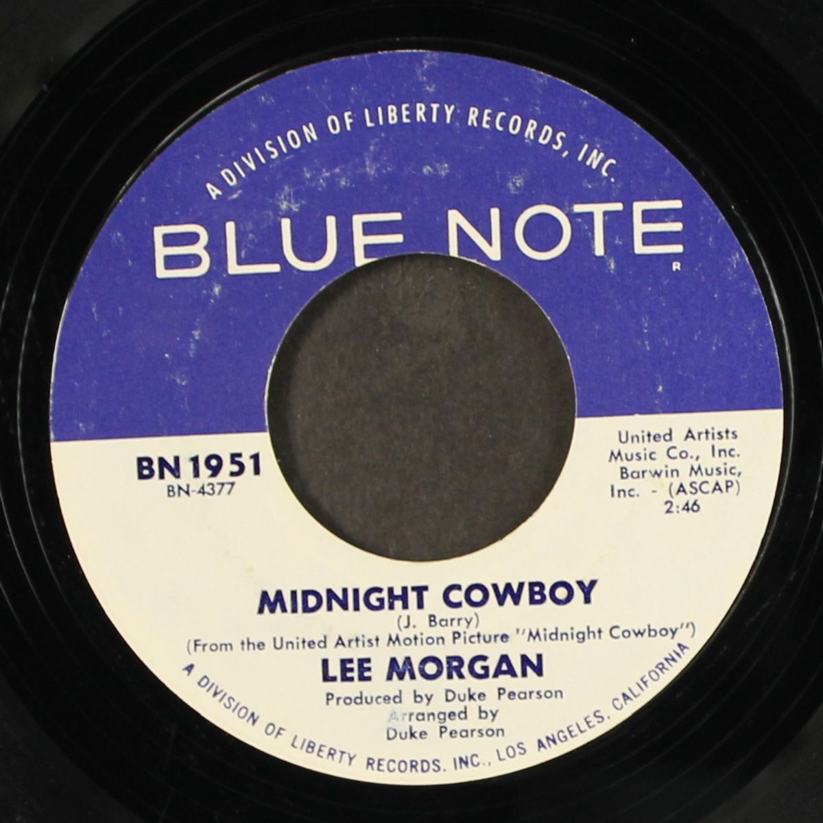 midnight cowboy / popi by LEE MORGAN