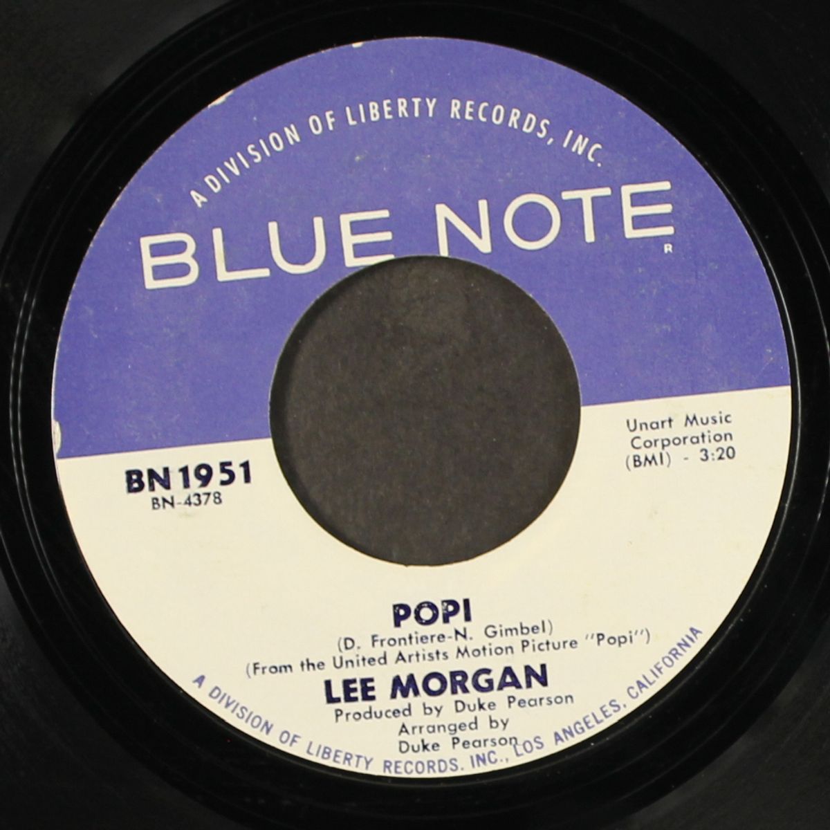midnight cowboy / popi by LEE MORGAN