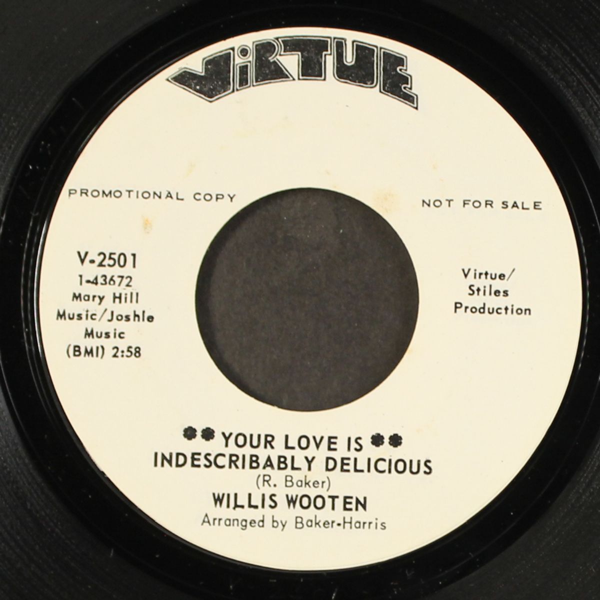 your love is indescribably delicious / do the train by WILLIS WOOTEN