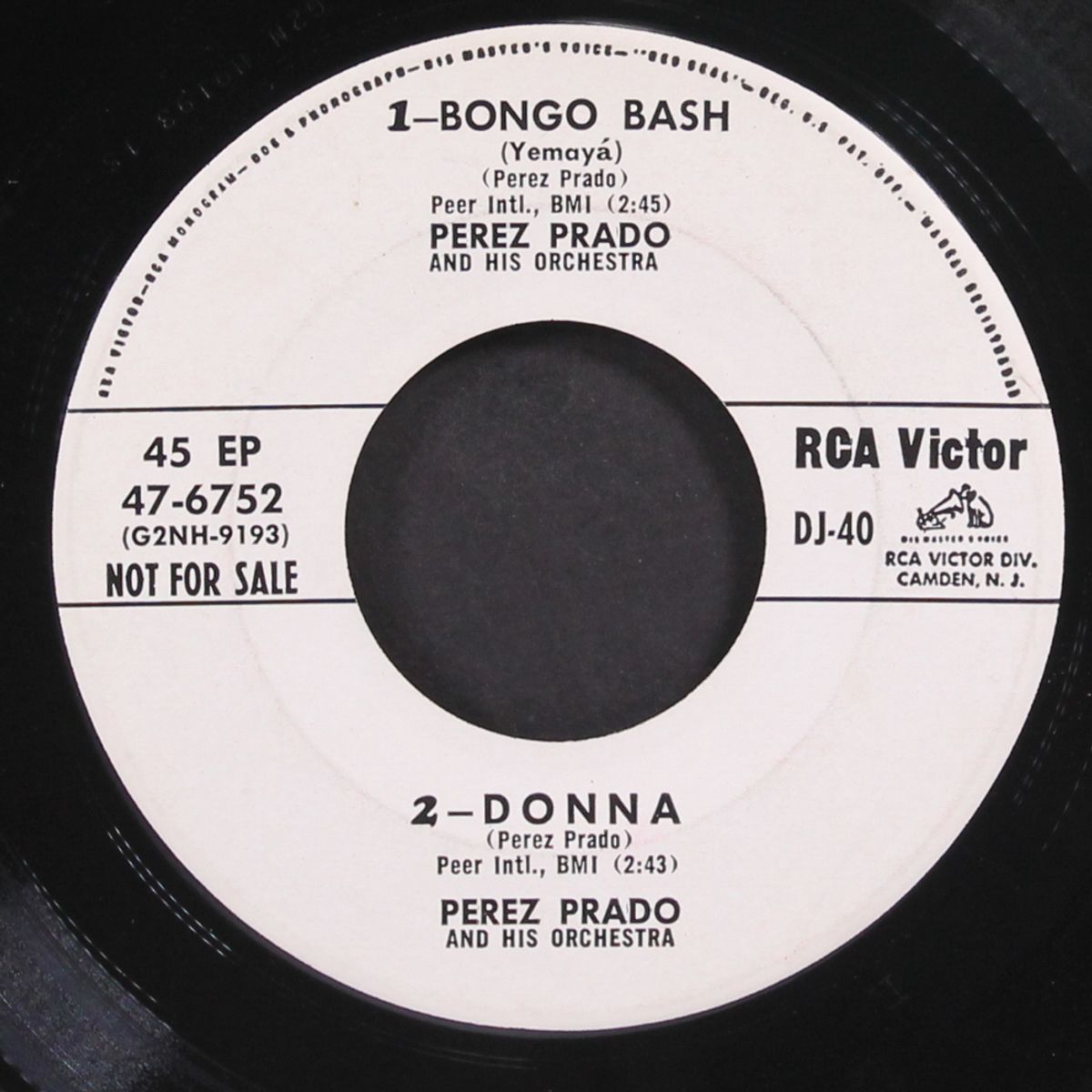 oooh-ee, young love / bongo bash, donna by RIC CARTEY / PEREZ PRADO