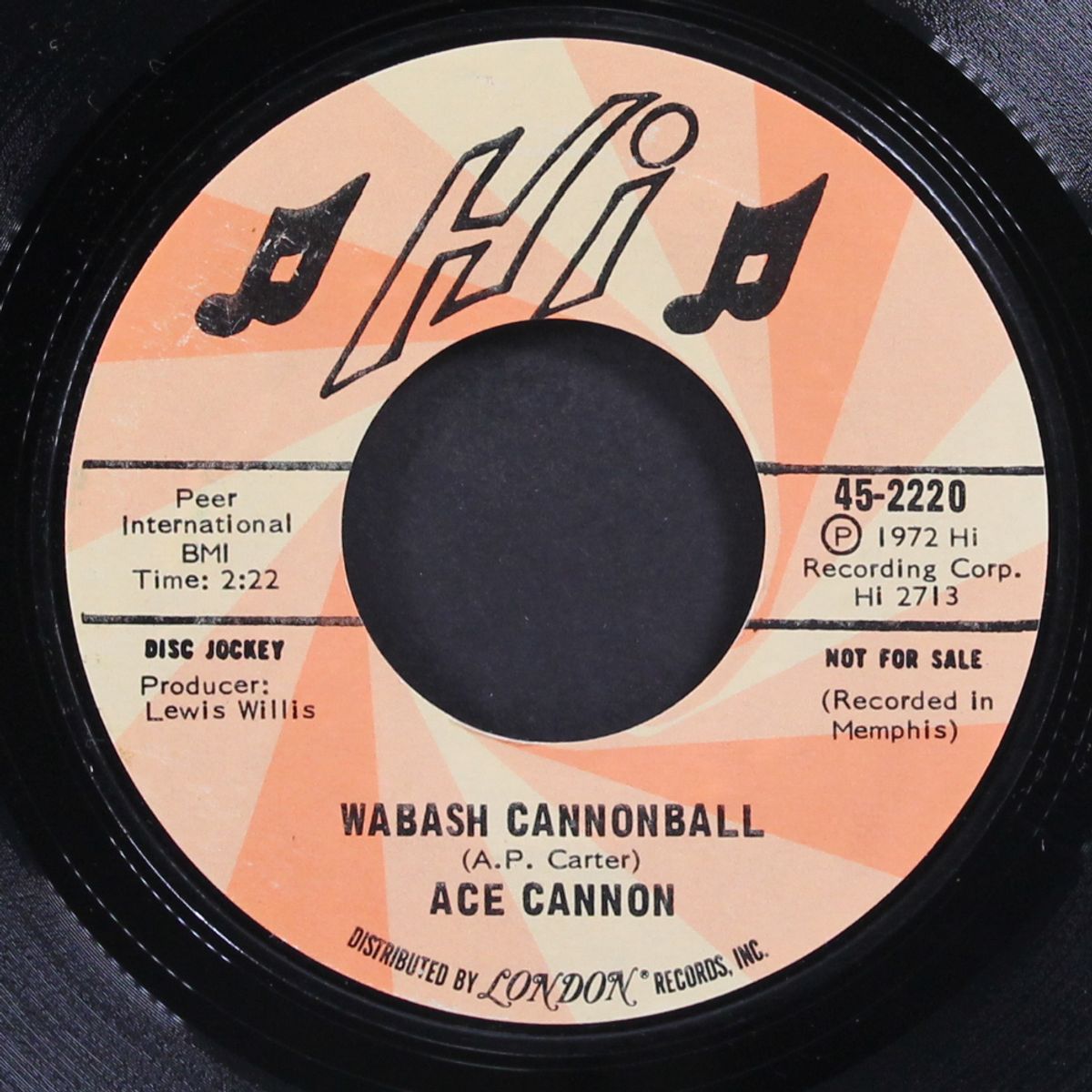 wabash cannonball / to get to you by ACE CANNON