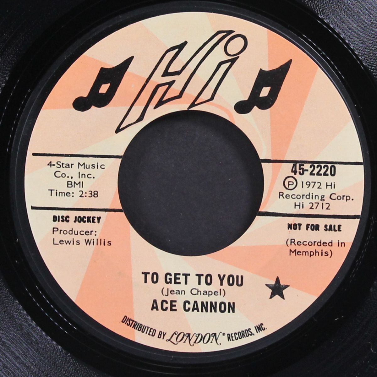 wabash cannonball / to get to you by ACE CANNON
