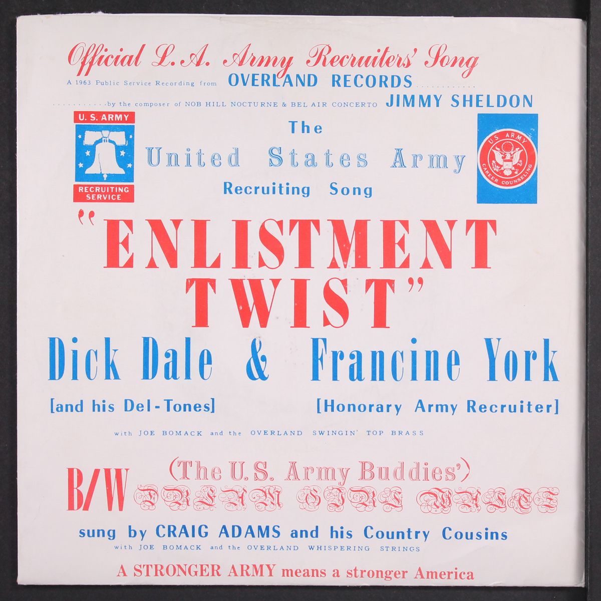 the enlistment twist by DICK DALE & FRANCINE YORK