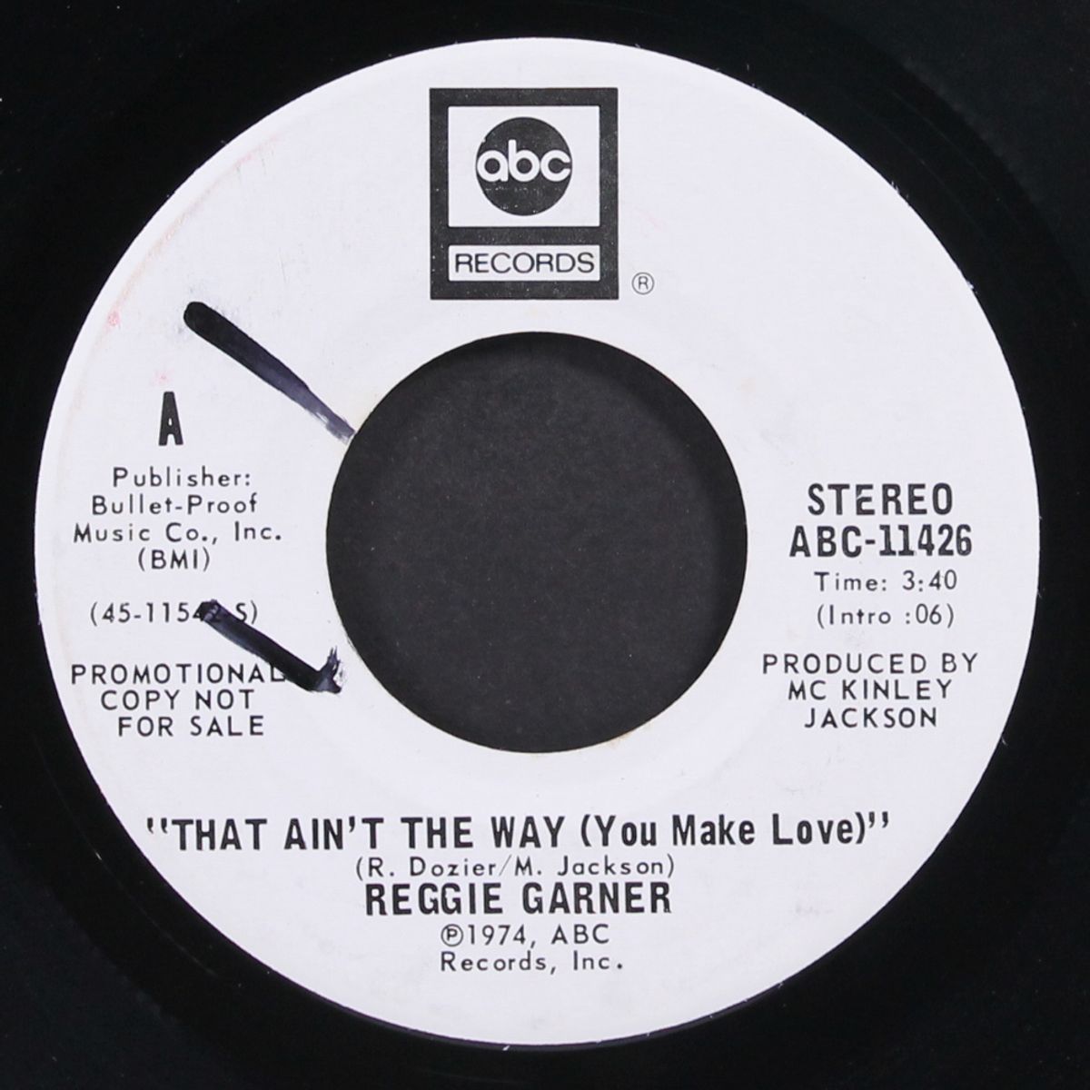 that ain't the way / mono by REGGIE GARNER