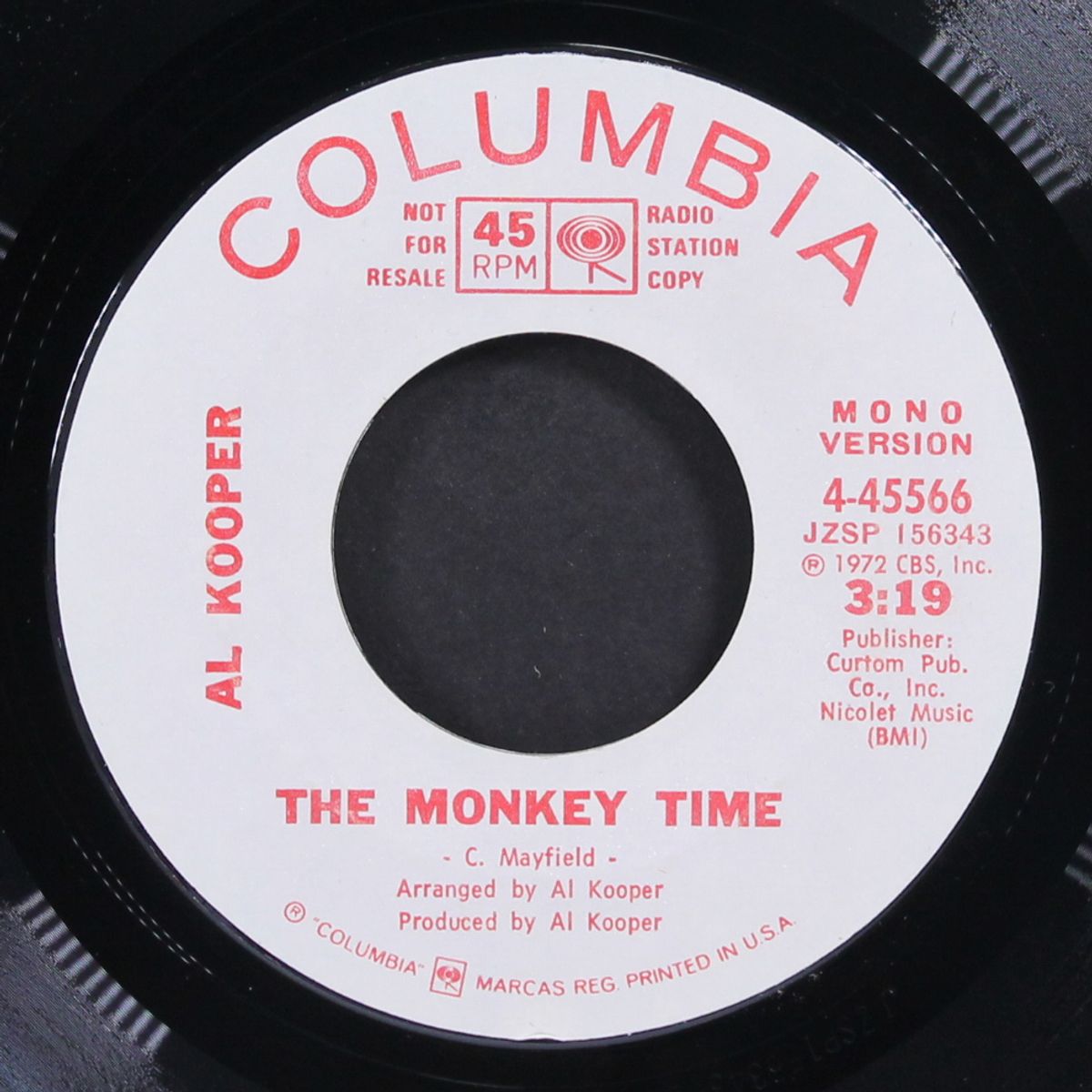 monkey time / mono by AL KOOPER