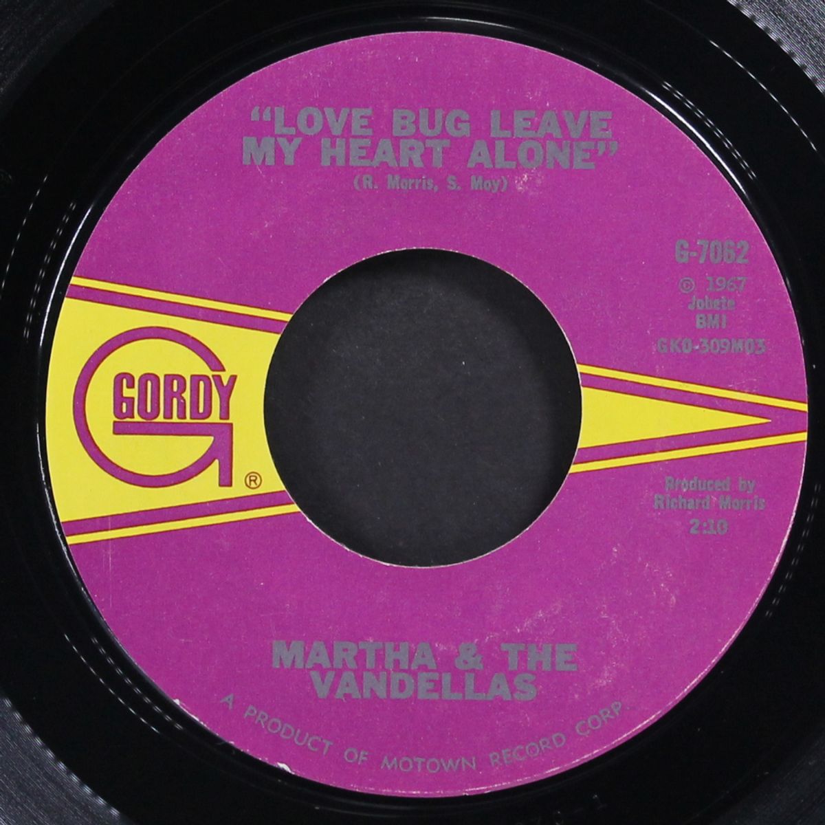 love bug leave my heart alone / one way out by MARTHA & VANDELLAS