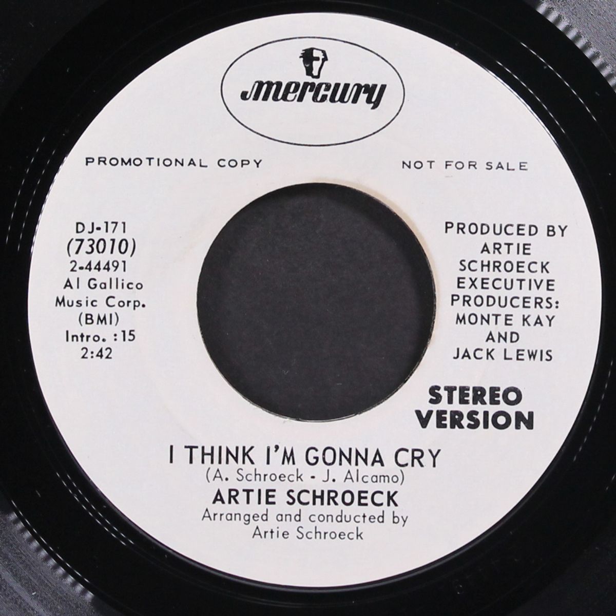 i think i'm gonna cry by ARTIE SCHROECK