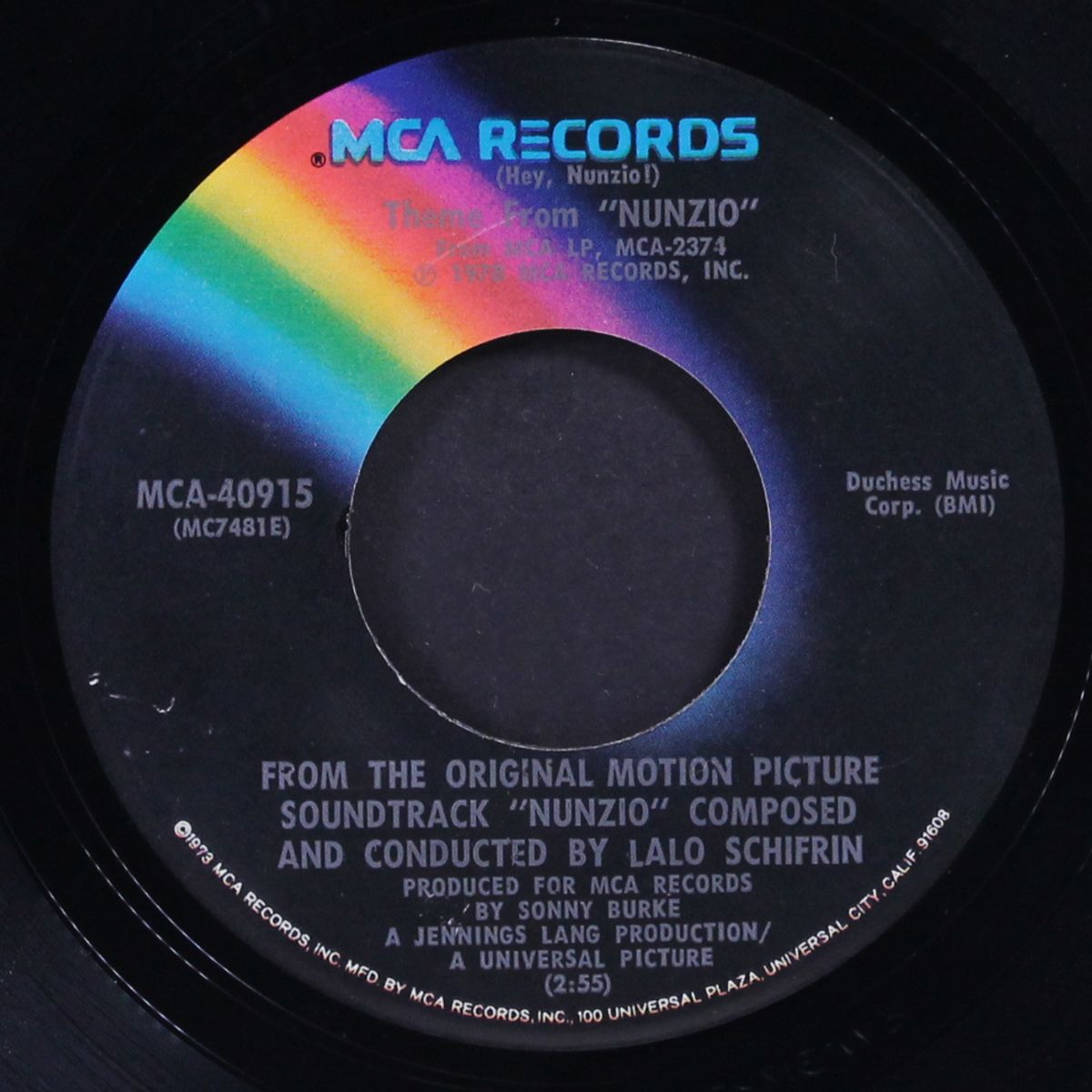 theme from "nunzio" by LALO SCHIFRIN