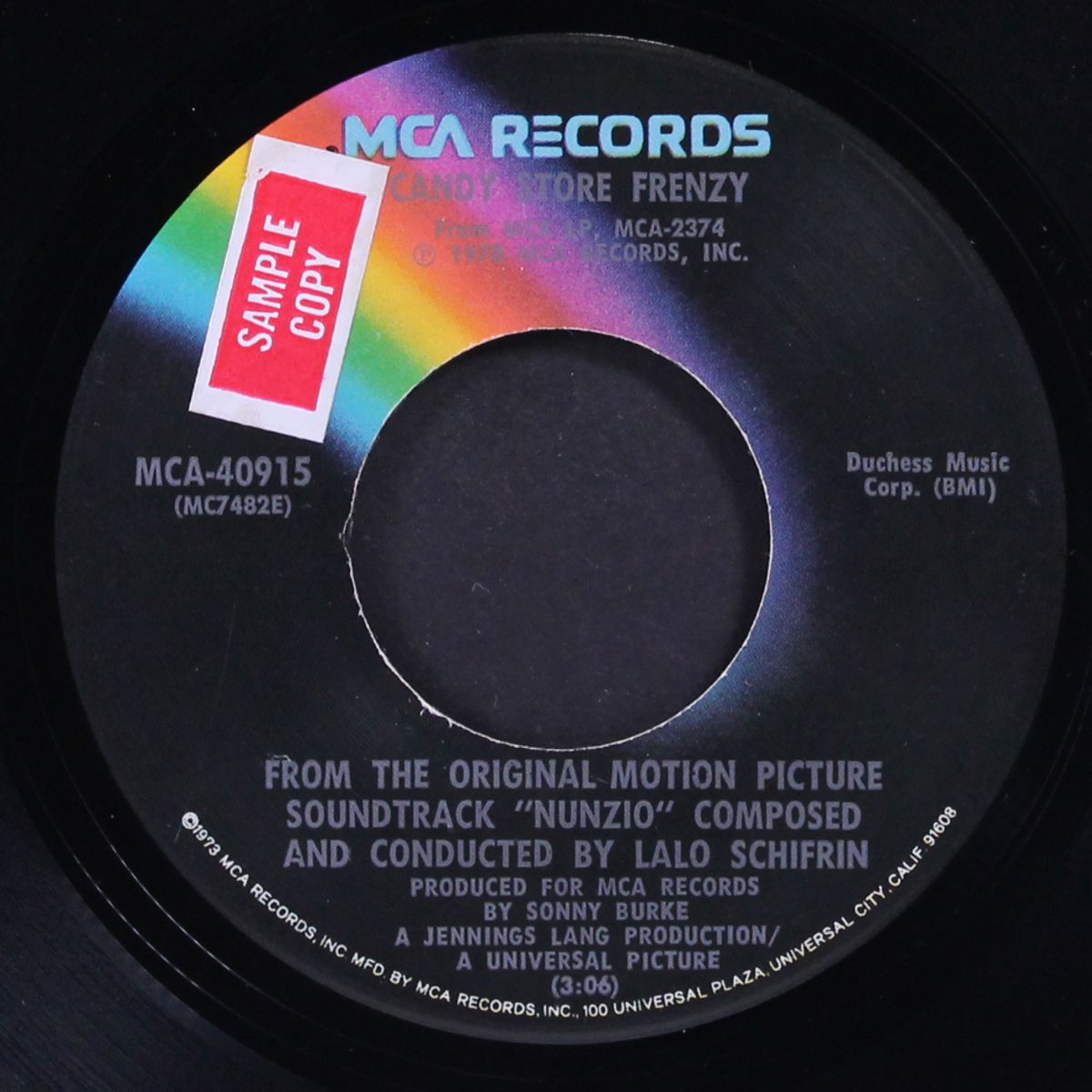 theme from "nunzio" by LALO SCHIFRIN