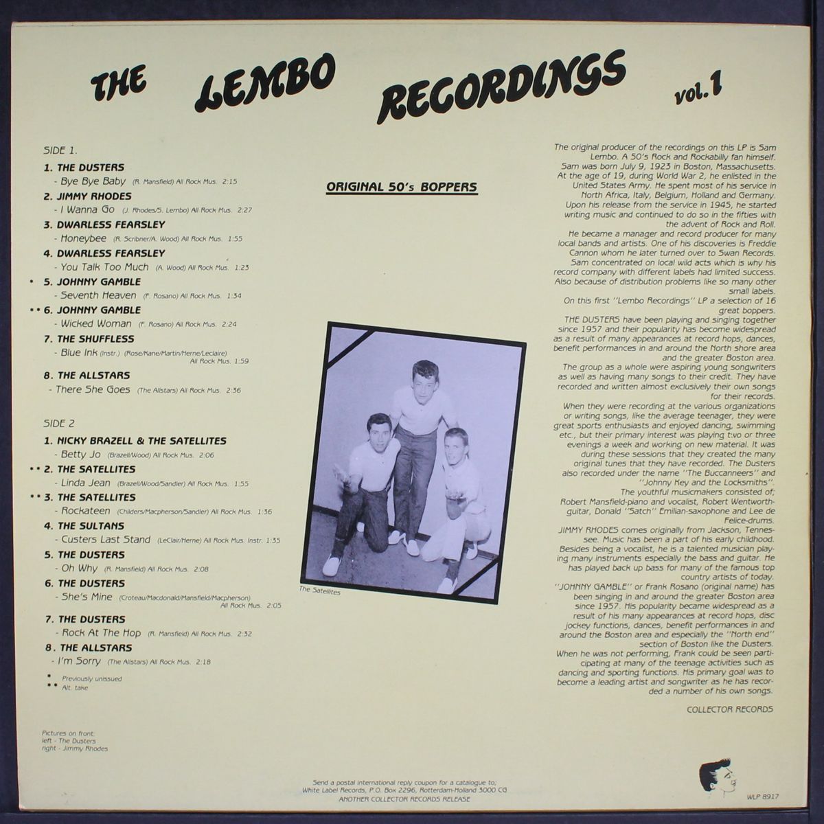 the lembo recordings, vol. 1 by VARIOUS