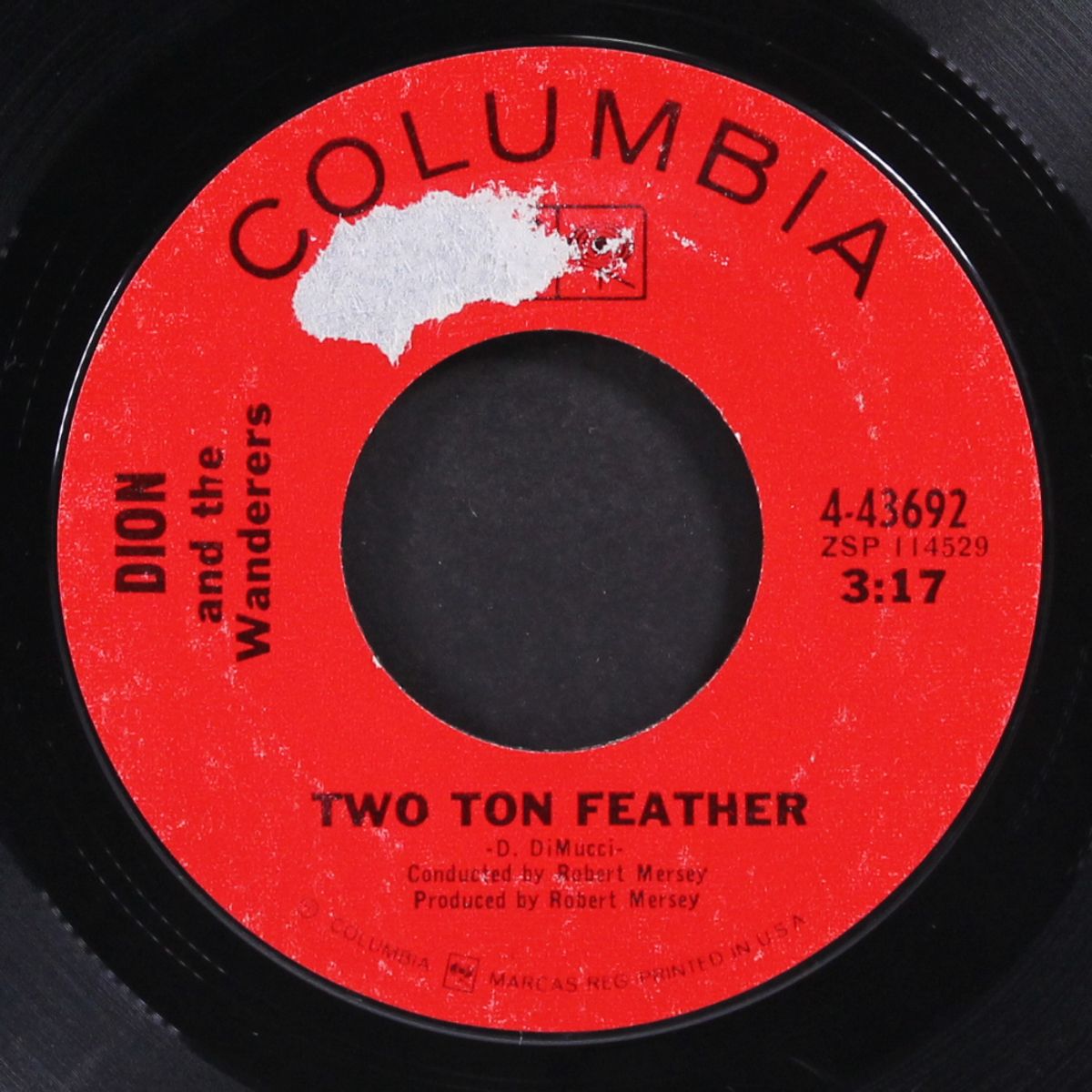 two ton feather / so much younger by DION & WANDERERS